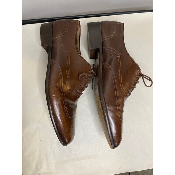 Mario Bruni vintage leather oxfords brown - Picture 4 of 7